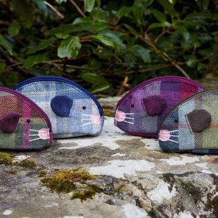TWEED MOUSE PURSE 